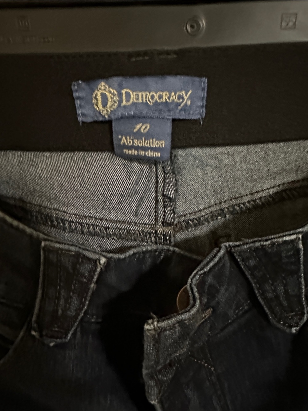 Democracy Women's Dark Indigo High-Rise Jeans - Absolution
